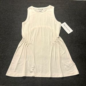 Athleta Air Out Cinch Tank Cream Athletic‎ Workout Women’s size S NWT